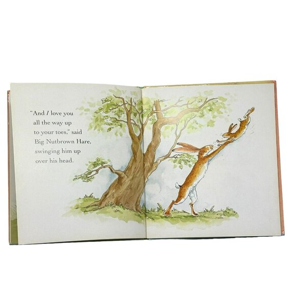 GUESS HOW MUCH I LOVE YOU Lot Nutbrown Hare Bunny Moon Plush Rattle 2 Books - Picture 9 of 13